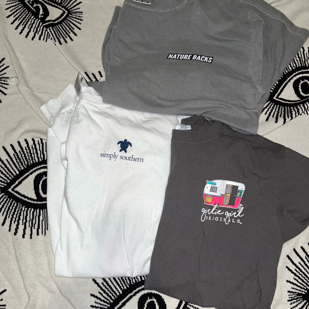 3 long sleeve T-shirt’s